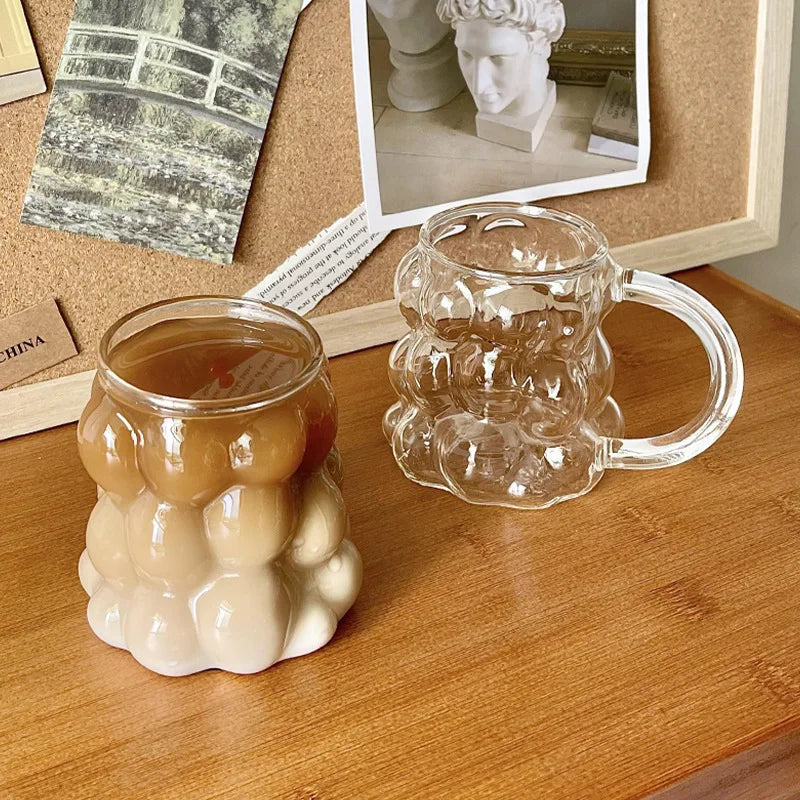 Avtoit | Sleek Glass Irregular Bubble Mug