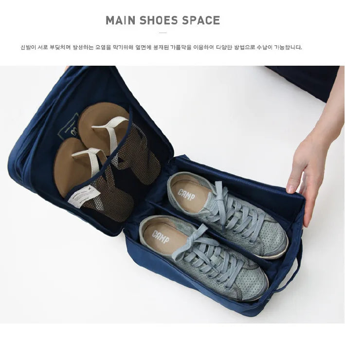 Avtoit | Packoro Shoe Organizer | For 3–4 pairs | Water-repellent & Compact | Travel & Everyday