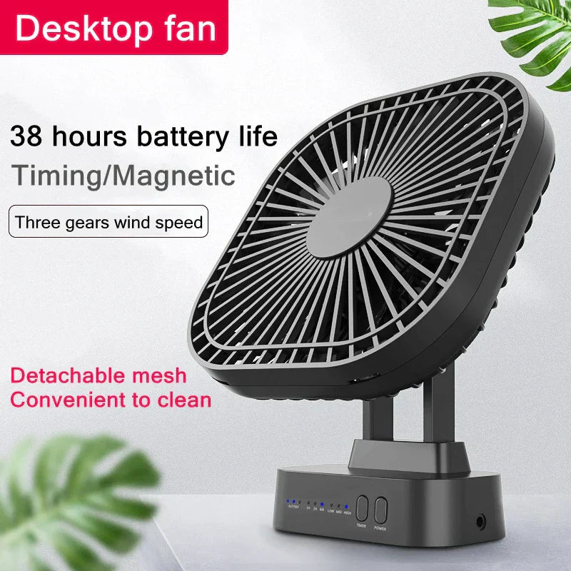 Avtoit | BreezePro Fan | Compact & Cordless | 38 Hours Runtime | Flexible and Quiet