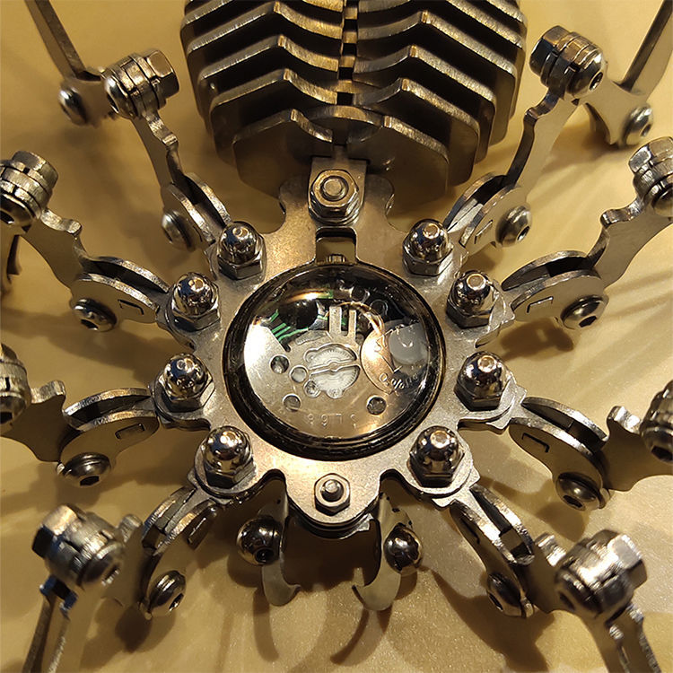 Avtoit | Robot spider Stainless Steel Mechanical Clock