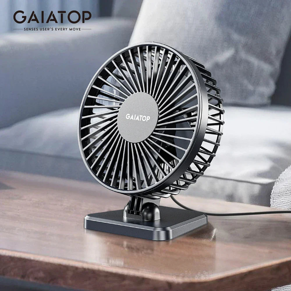 Avtoit | BreezePro Lunara | USB Mini Fan | 3 Speed Levels | Compact & Quiet | For Home & Travel