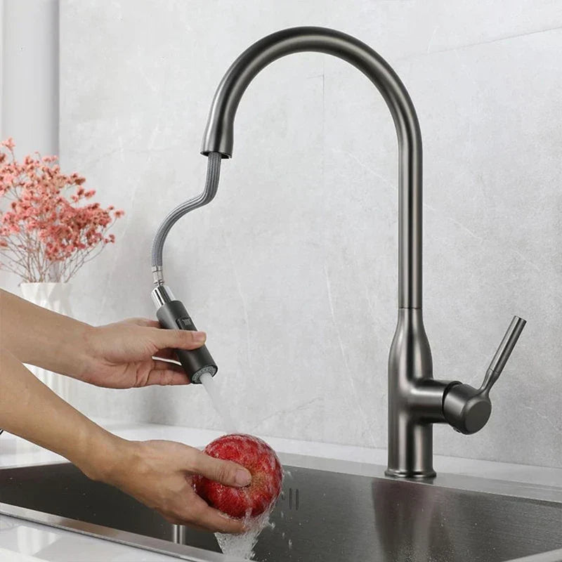 Avtoit | PureFlow - Kitchen Tap with Retractable Hand Shower