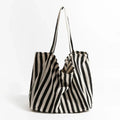 Avtoit | Striped linen tote bag