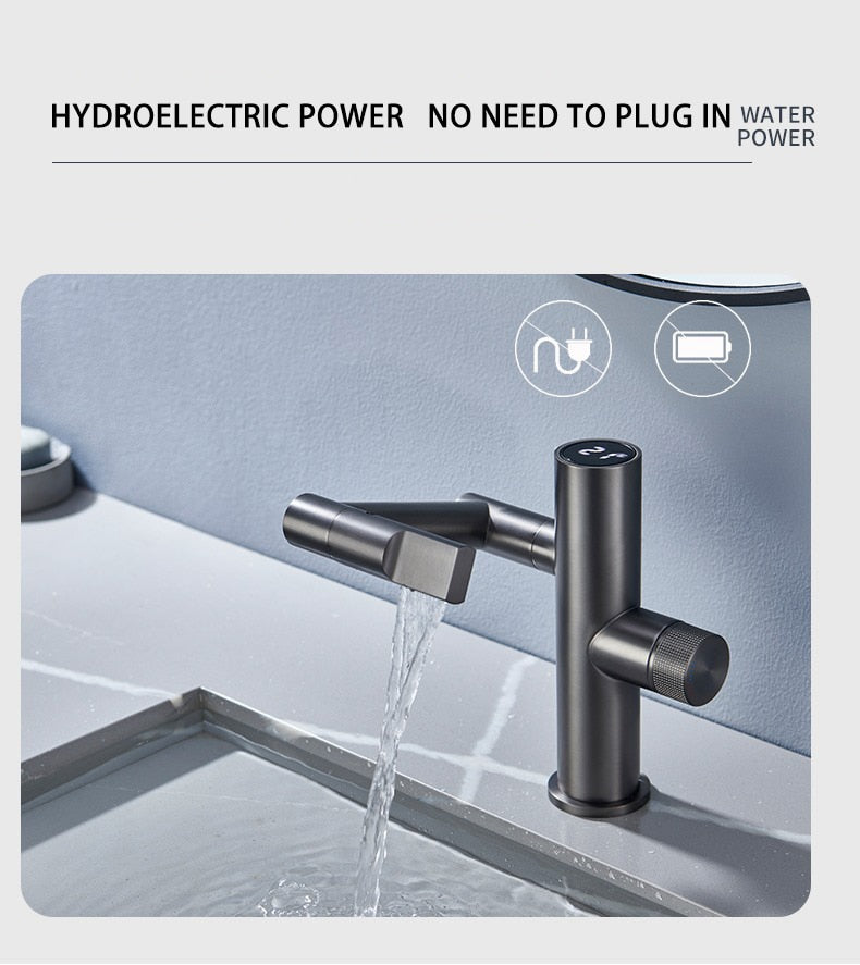 Avtoit | Hydroelectric Rotating Modern Smart Waterfall Faucet