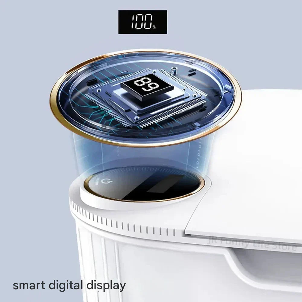 Avtoit | Smart Sensor Trash Can with Digital Display & Type-C Charging – CleanBin
