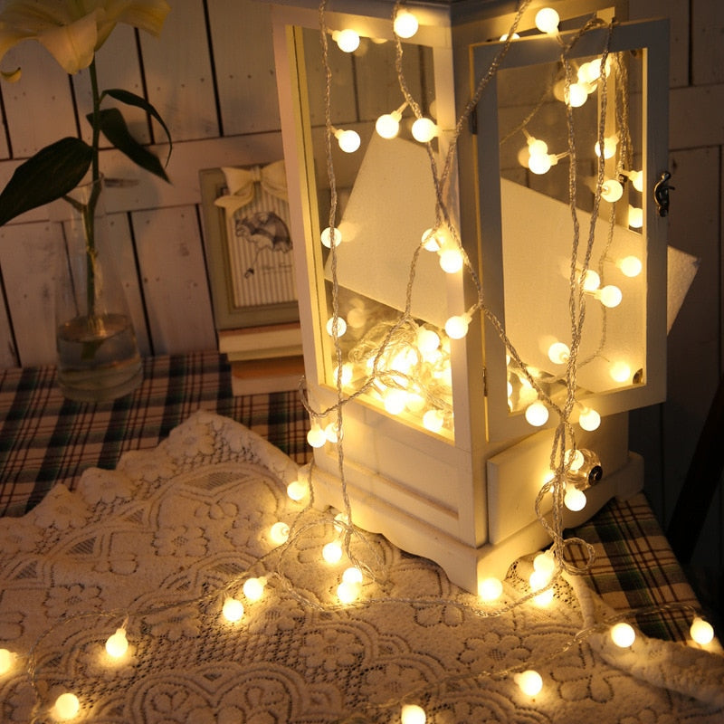 Avtoit | LED Fairy Bubble String Lights Festive Lights