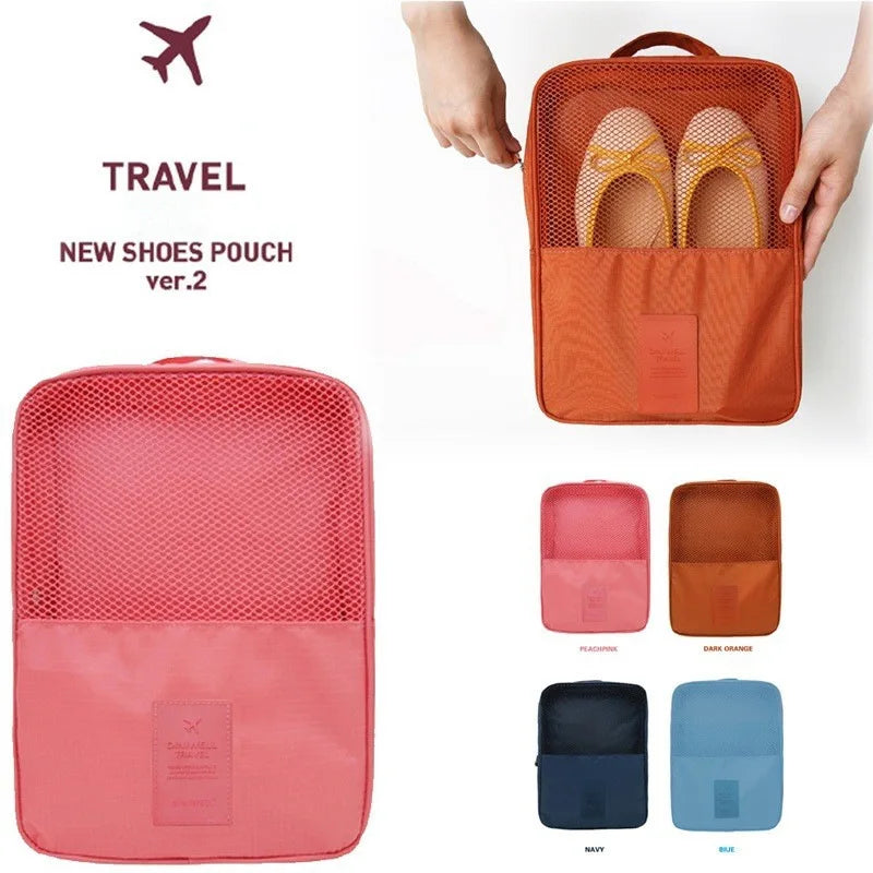 Avtoit | Packoro Shoe Organizer | For 3–4 pairs | Water-repellent & Compact | Travel & Everyday