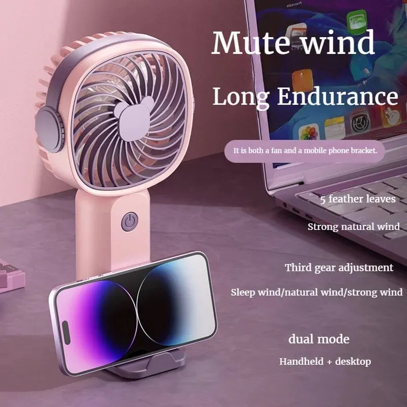 Avtoit | Airvalo Mini Fan | USB & Rechargeable | Portable & Quiet | Compact Design