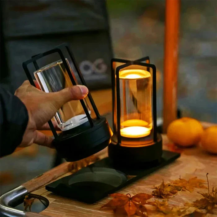 Avtoit | Warm LED Cordless Table Lamp – Battery Operated Nordic Design - LED with Touch Control, Suitable for Bedroom, Home, Outdoor - Ideal Night Light