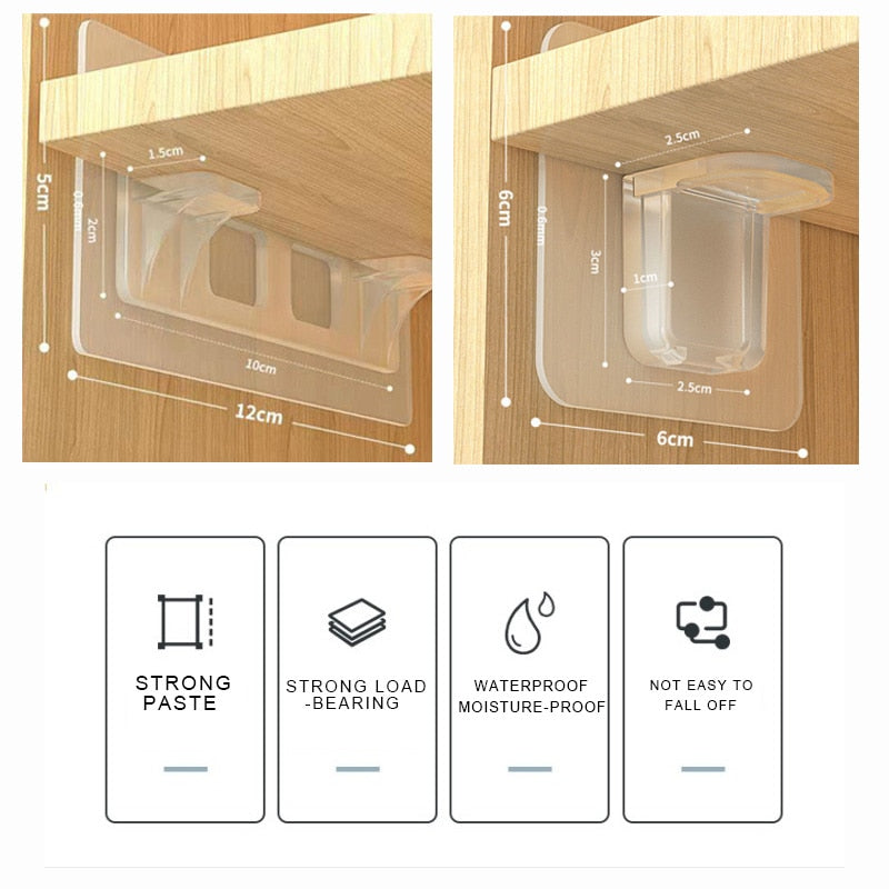 Avtoit | Self-Adhesive Closet Wizard Shelf Support Bracket
