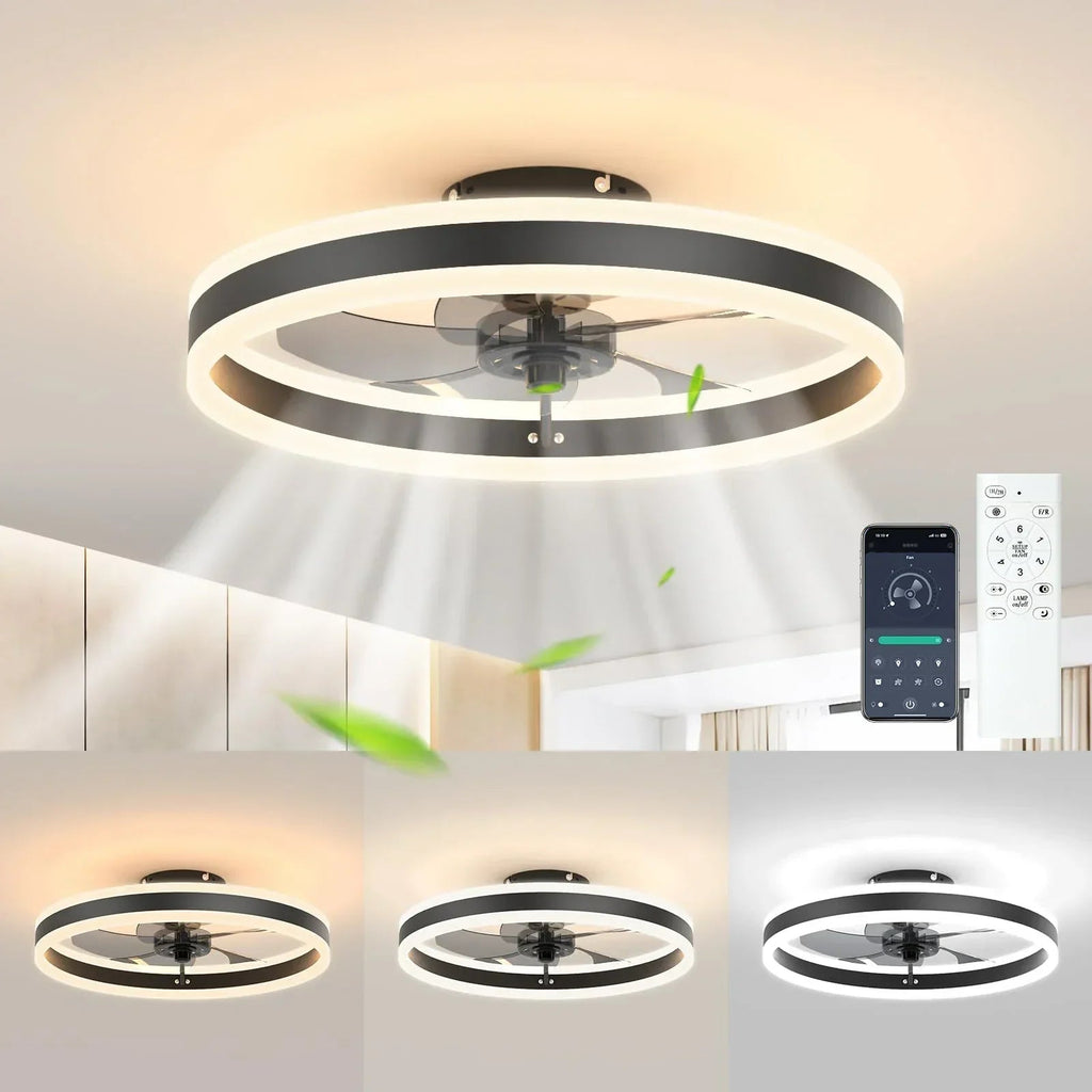 Avtoit | Aura Silent LED Ceiling Fan Lamp