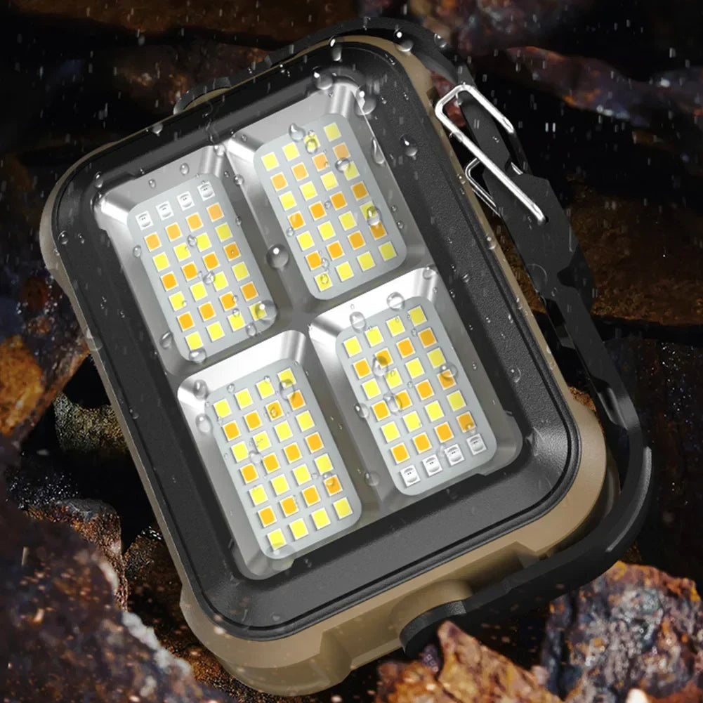 Avtoit | LumoLite Pro | Solar-powered Work Light | 3 Lighting Modes | Compact & Flexible