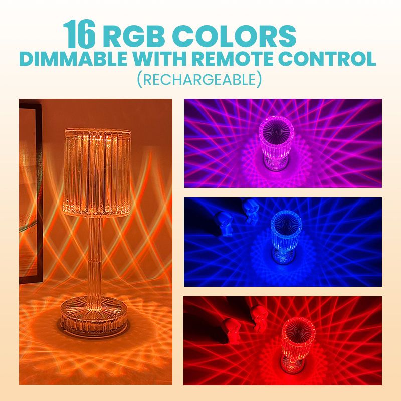 Avtoit | Diamond Glow Acrylic Touch Table Night Lamp
