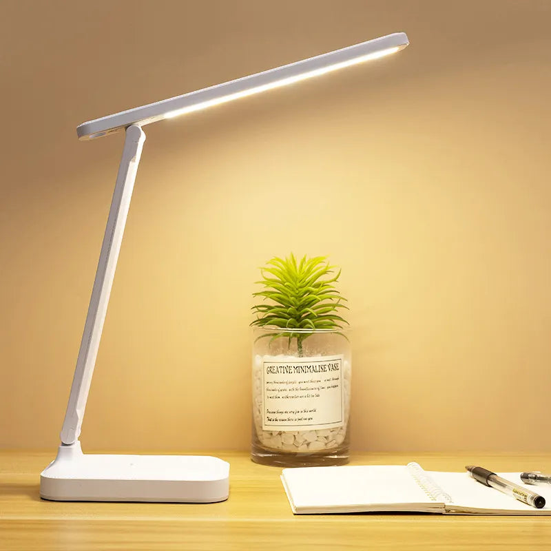 Avtoit | LED Desk Lamp | Rechargeable 6000mAh | Stepless dimmable | Foldable Desk Lamp with Touch