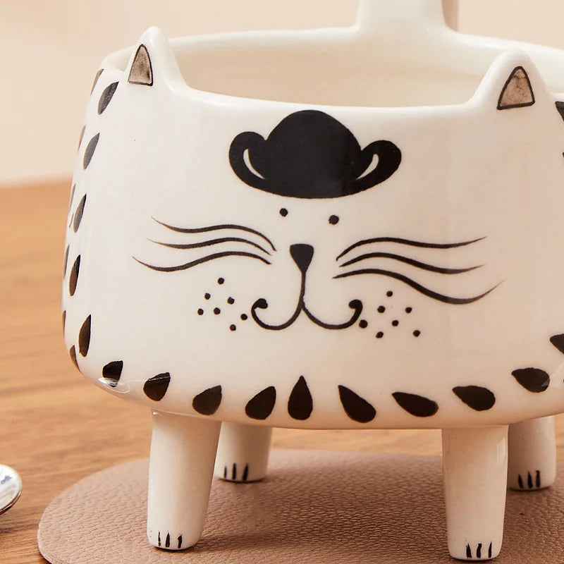 Avtoit | Happy Cat Long Legs Ceramic Mug