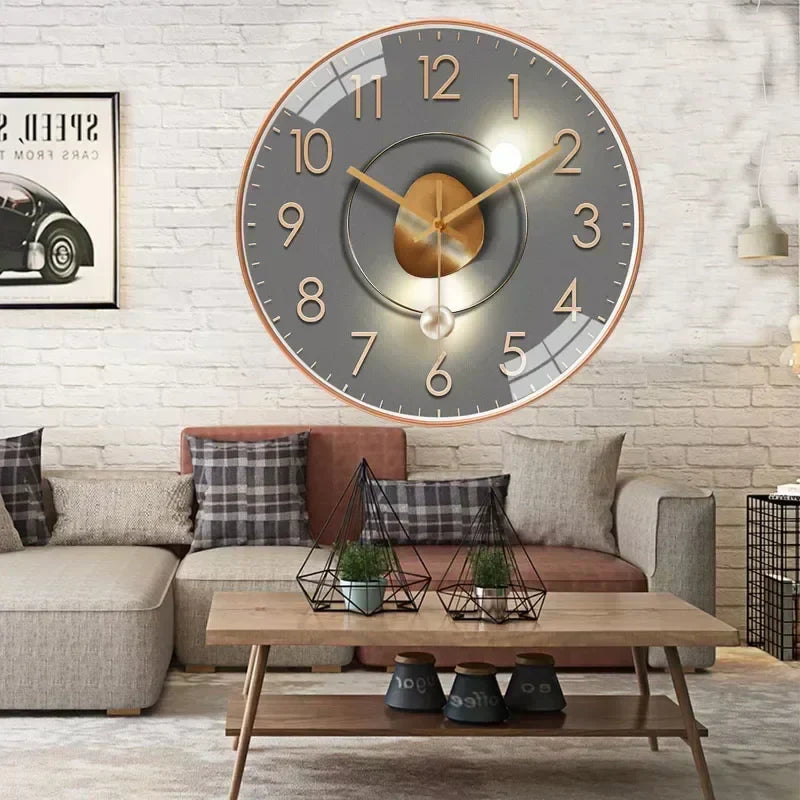 Avtoit | Timeless Whisper™ | Silent Classic Wall Clock | Non-Ticking Design for Bedroom & Office Decor