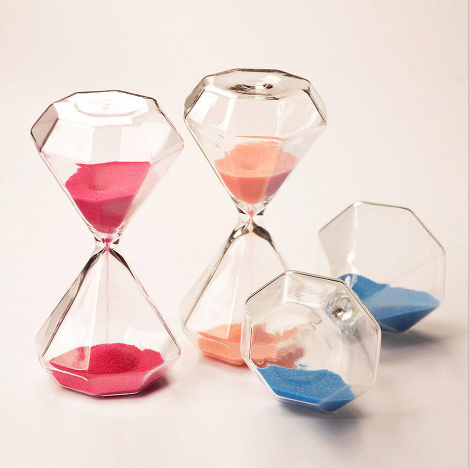 Avtoit | 5–60 Minute diamond hourglass, hourglass, hourglass, children's gift, hourglass, home decoration, available in multiple color options