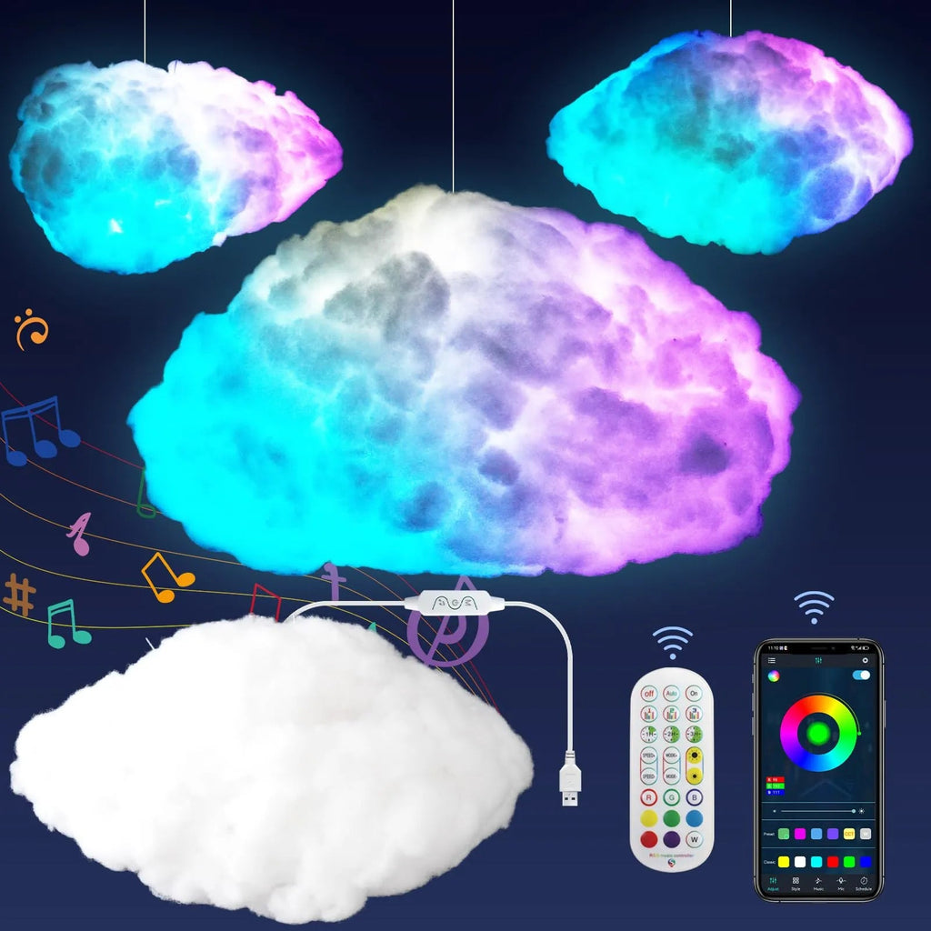Avtoit | Cloudscape Glow 3D Cloud Smart Bedroom Light