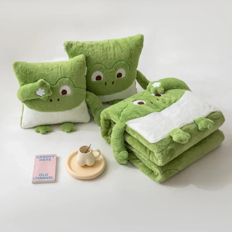 Avtoit | Cozy Dreams Mini Monster Quilted Pillow Blanket