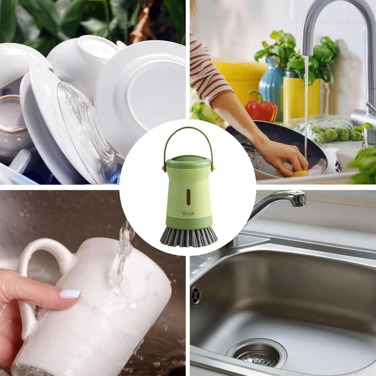 Avtoit | Quick Wash Ergonomic Dishwashing Brush