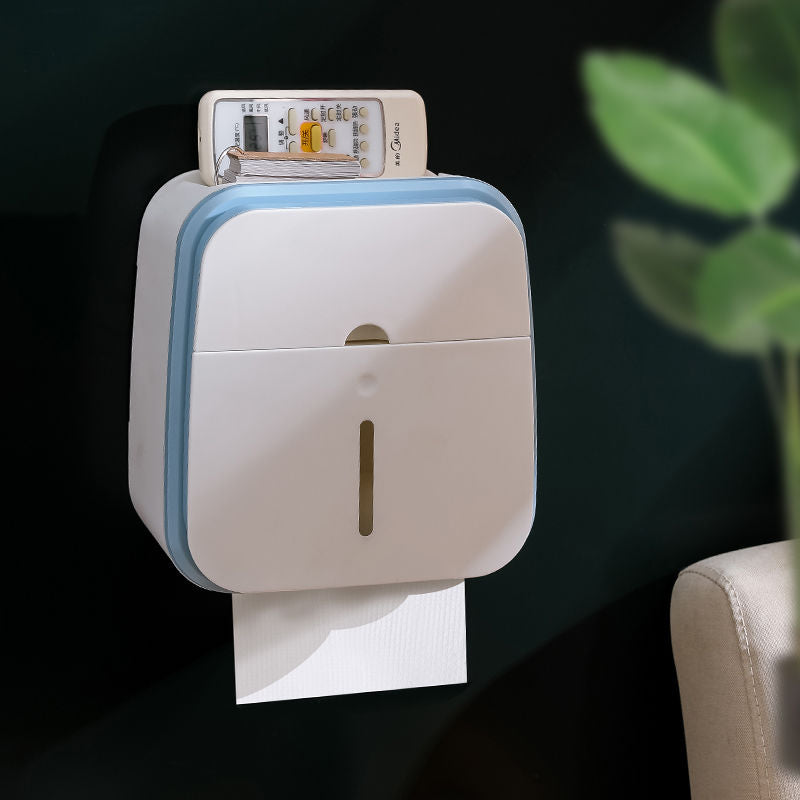 Avtoit | Wall-Mounted Bathroom Organizer Tissue Box Holder
