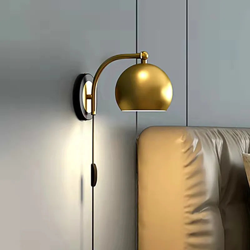 Avtoit | AntiqueAura – Classic Vintage Wall Lamp with Plug for Elegant Spaces