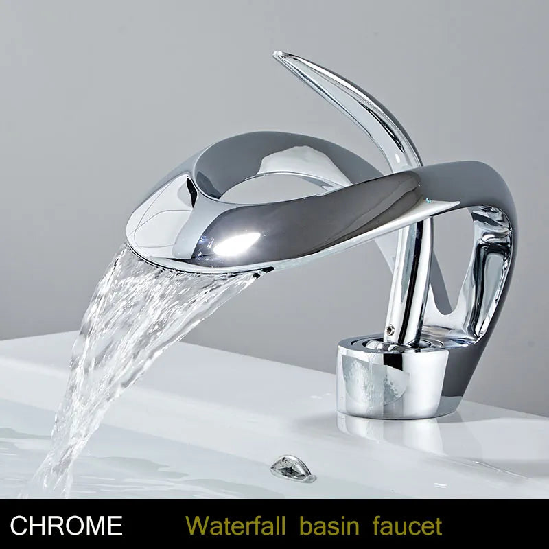 Avtoit | Modern Creative Brass Waterfall Design Faucet