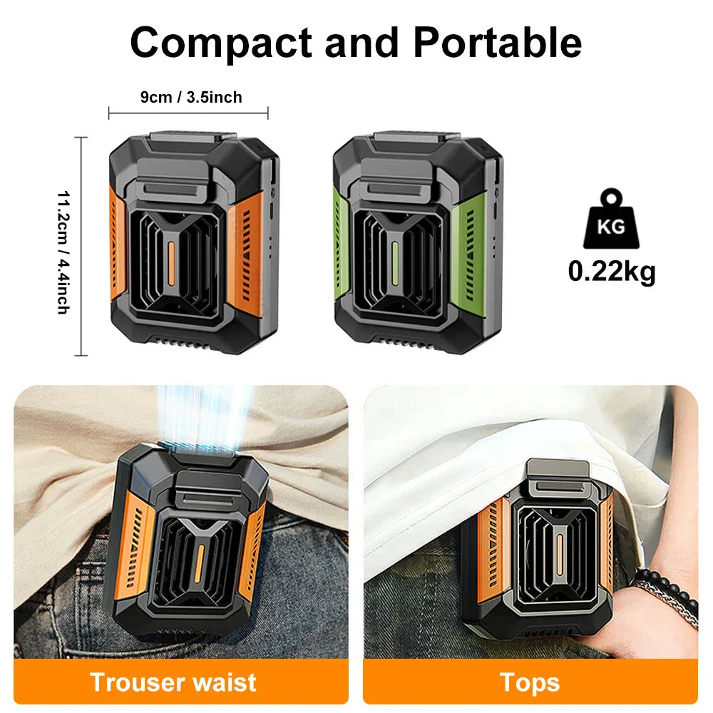 Avtoit | Venturio 3-in-1 Clip Fan | With LED & Powerbank | Portable & Powerful | 4000 mAh Battery