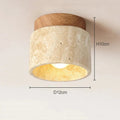 Avtoit | Wabi Sabi Yellow Marble Ceiling Light