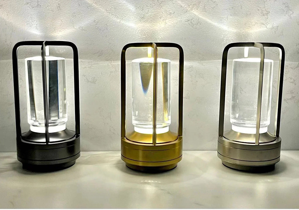 Avtoit | Rechargeable Wireless LuxuryGlow Table Lamp - Elegant Wireless Lamp for Any Mood