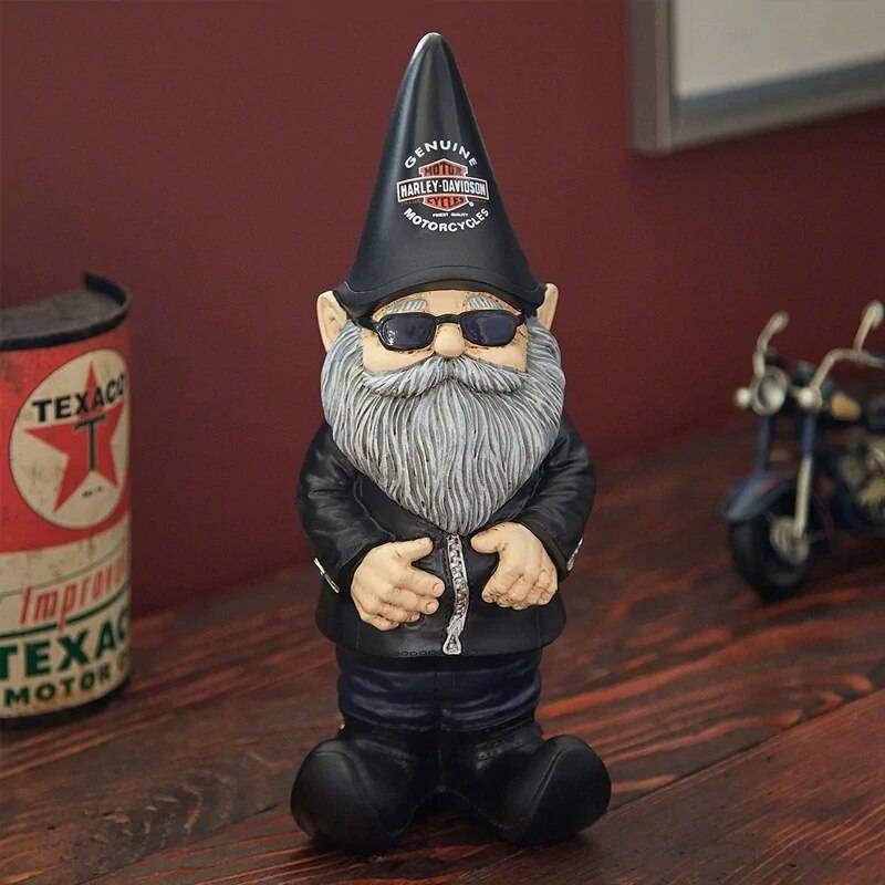 Avtoit | Charming Locomotive Gnome Garden Ornament