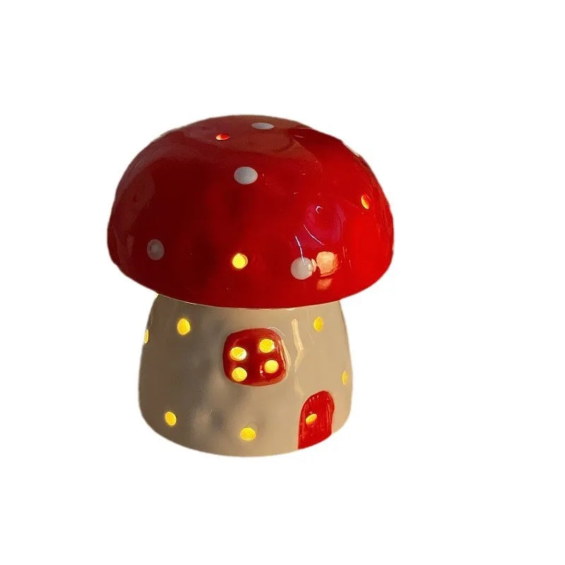Avtoit | Dreamy Mushroom Shape Ceramic Bedside Lamp