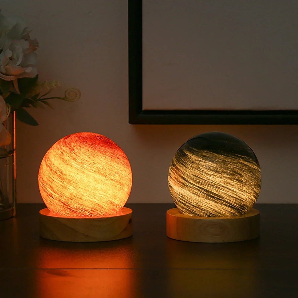 Avtoit | 3D Crystal Planets Atmosphere Night Lamp