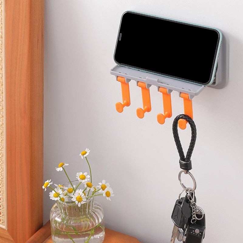 Avtoit | Wall-Mounted Phone Holder Kitchen Organizer Rack