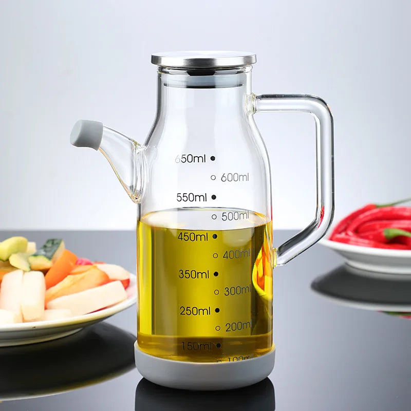 Avtoit | Pure Glass Measuring Scale Oil Dispenser  Bottle