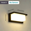Avtoit | LED wall light with radar motion sensor – 16W waterproof light for indoor and outdoor use, cold and warm white light, AC85-265V