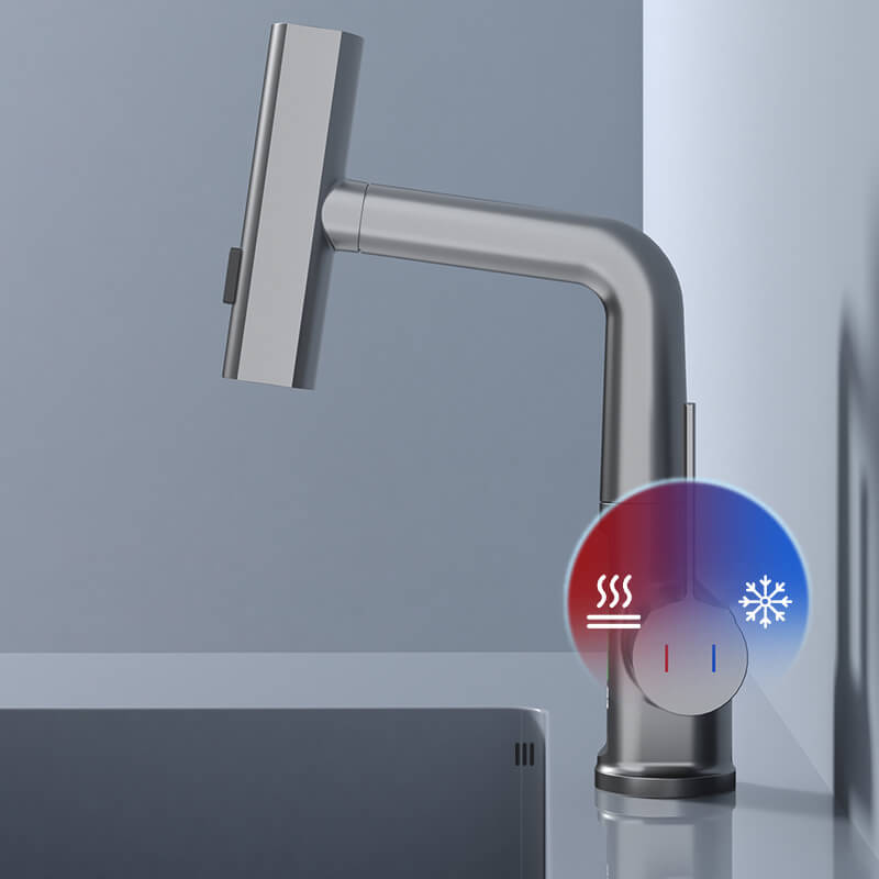 Avtoit | WaterMaster Flexible LED Kitchen & Bathroom Faucet – 360° Swivel, Pull-Out Hose & 5 Spray Modes