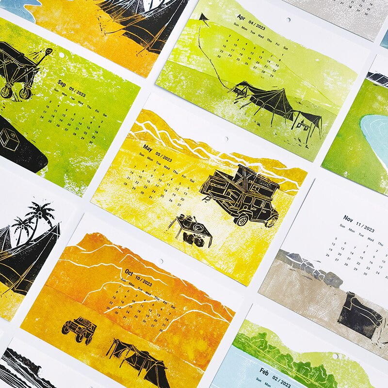 Avtoit | Camping Dreams Tent Desk Calendar
