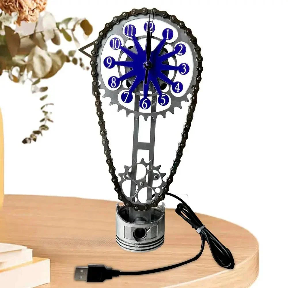 Avtoit | Watch chain with movement - Silent rotating table clock