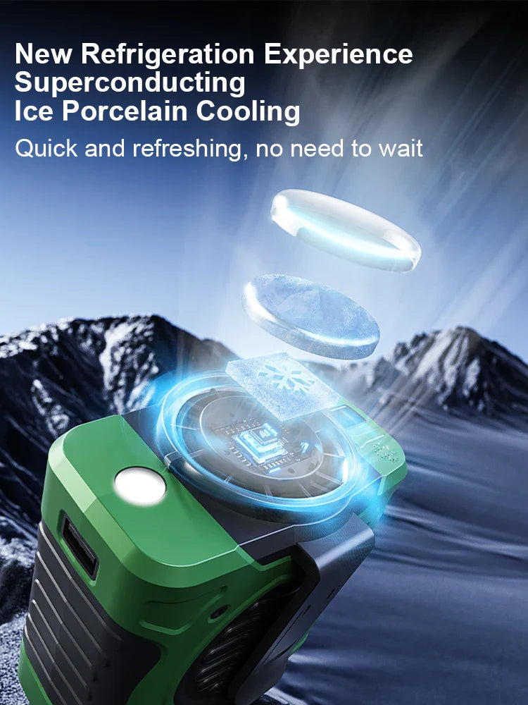 Avtoit | 8000mAh Waist Clip Fan with Refrigeration & 199 Speed Settings – ChillMate