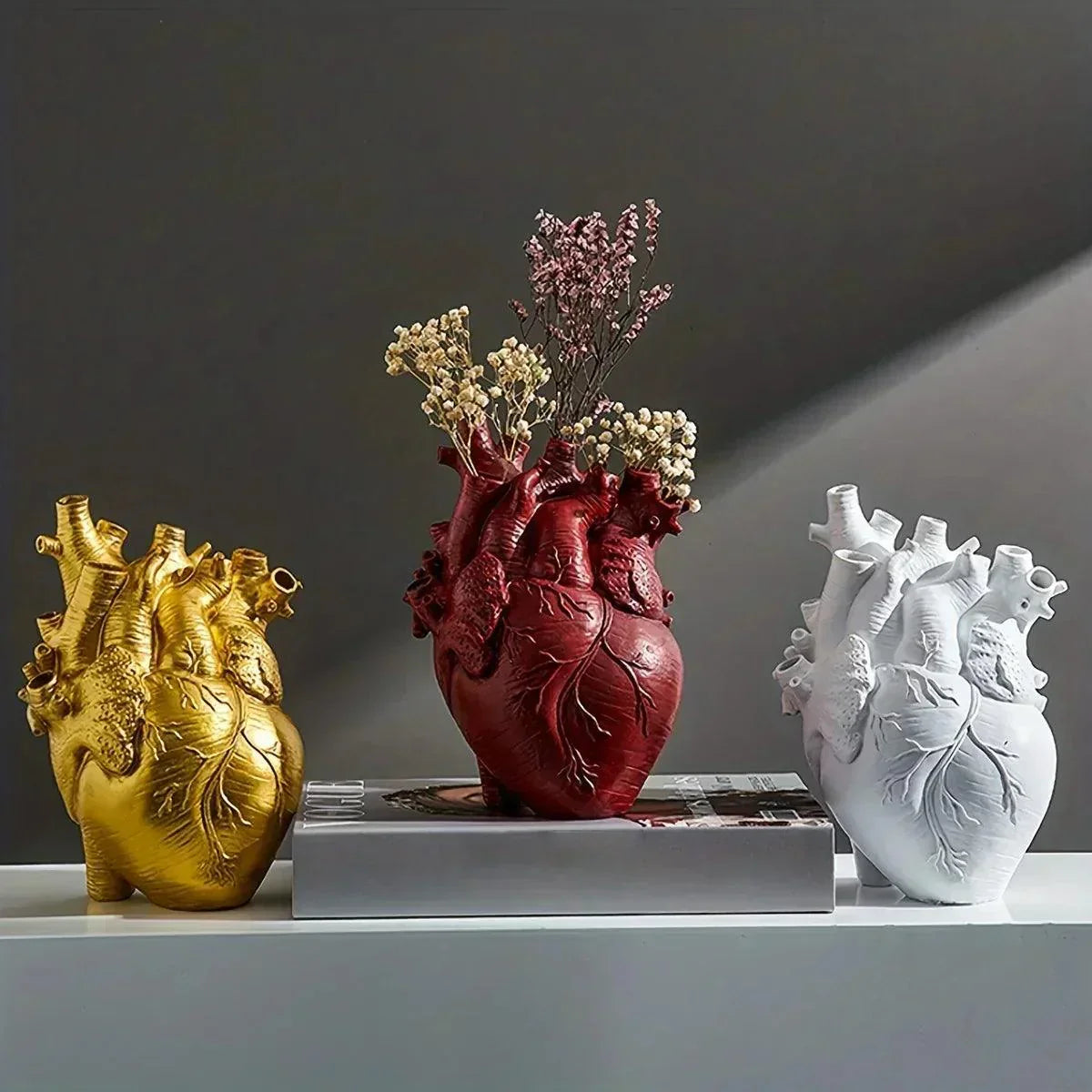 Avtoit | LoveAura - Ceramic Heart-Shaped Vase