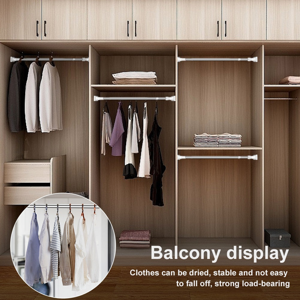 Avtoit | Space Saver Adjustable Telescopic Clothes Hanger Rod