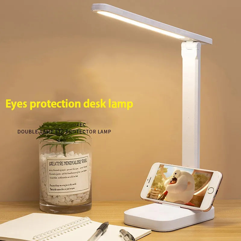 Avtoit | LED Desk Lamp | Rechargeable 6000mAh | Stepless dimmable | Foldable Desk Lamp with Touch