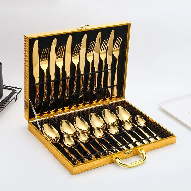 Avtoit | Oraliu Golden Cutlery Set