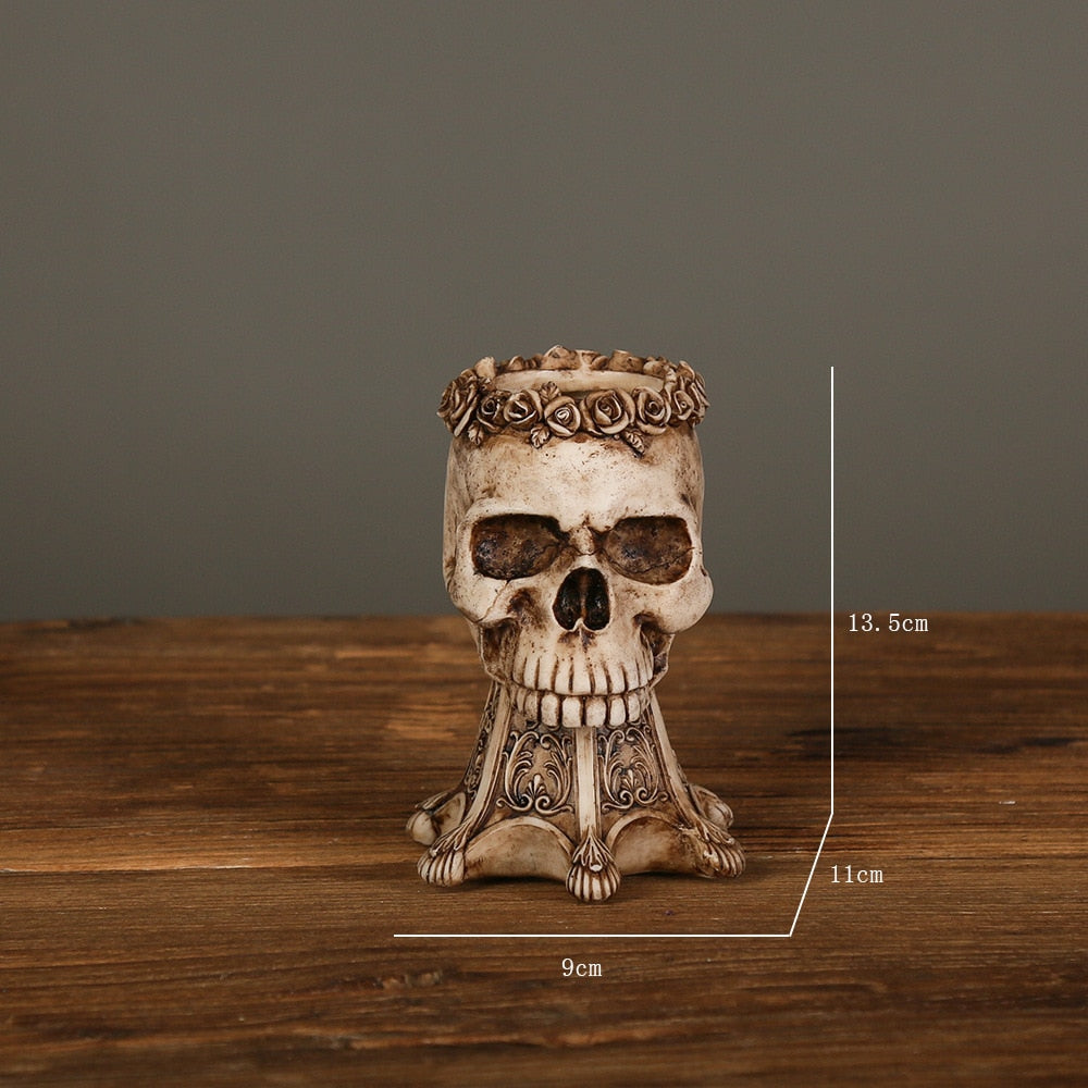 Avtoit | Resin Skull Flower Pot