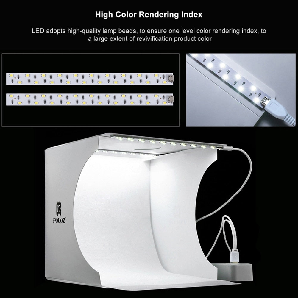 Avtoit | Mini Foldable Led Light Photo Studio Box
