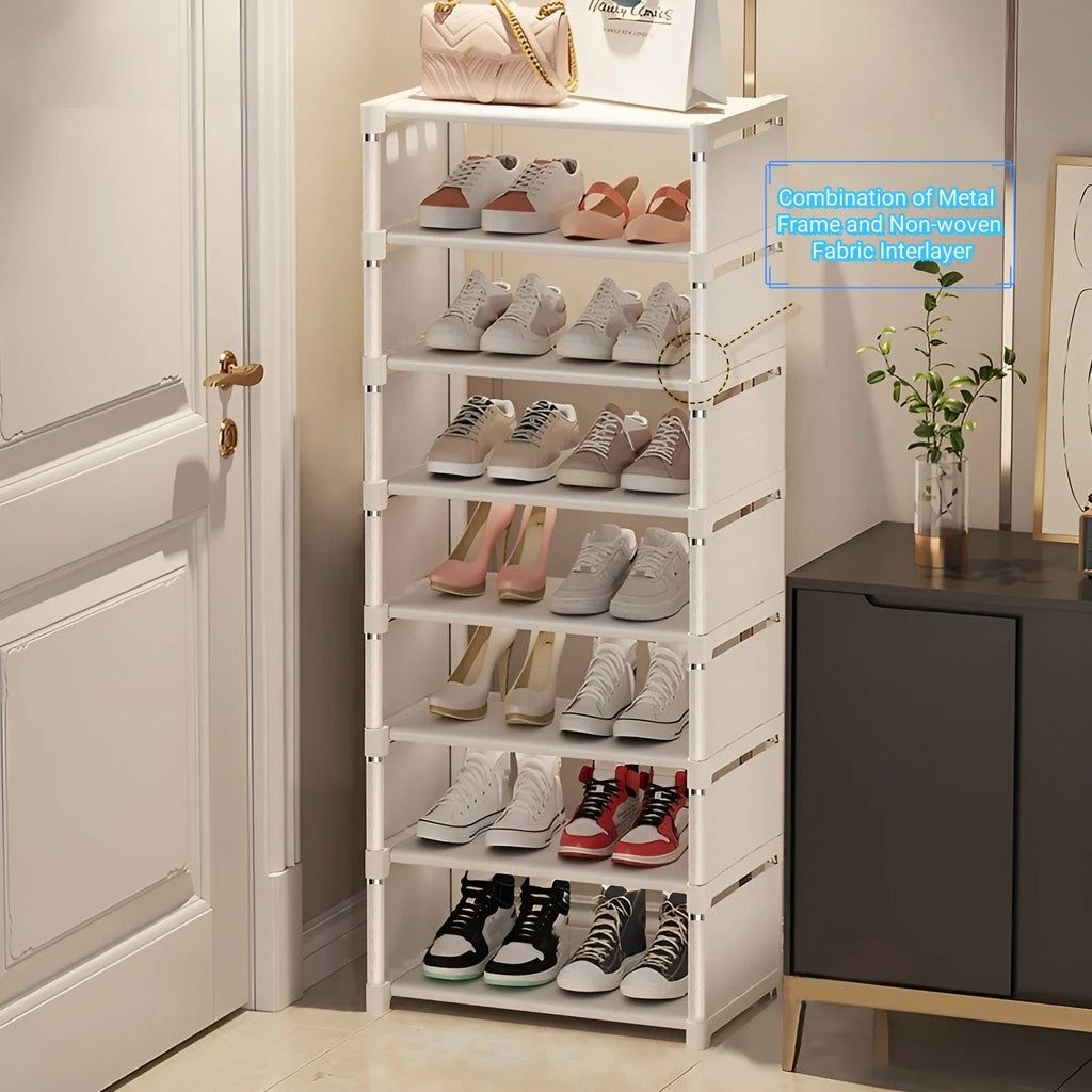 Avtoit | Space-Saving Metal Frame Shoe Rack with 6/8 Layers – Liora