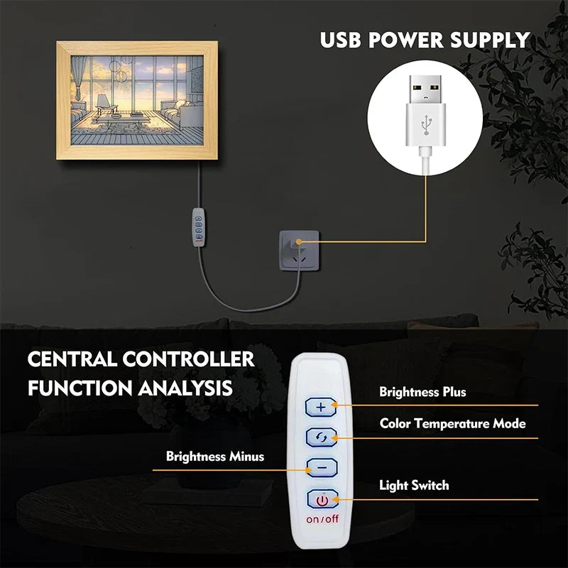 Avtoit | Luminous Decorative Dimmable Artsy Led Light Painting