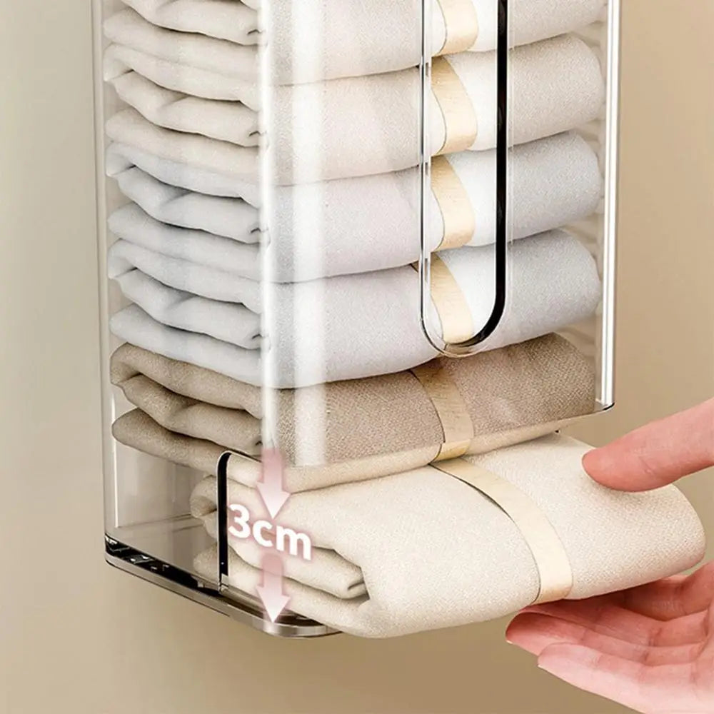 Avtoit | Transparent Multifunctional Wall-Mounted Sock Organizer