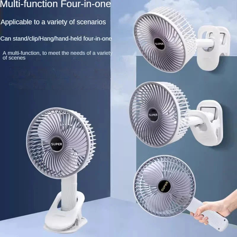 Avtoit | Clip-on Portable Compact USB Rechargeable Cooling Fan